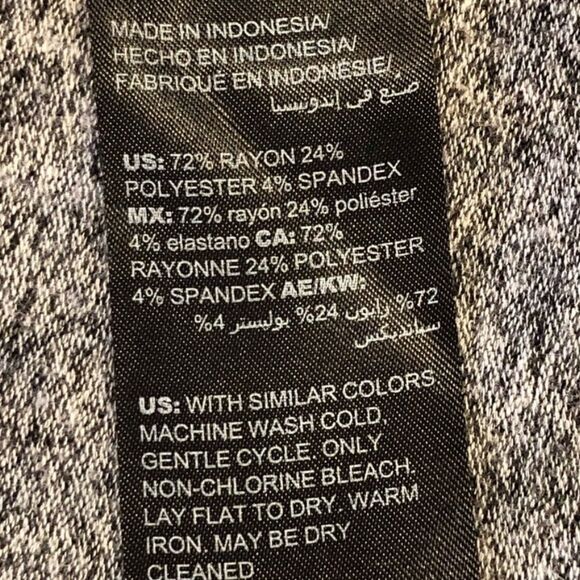 WHBM Gray Cozy Knit Leopard Print Tank, Sz SP NEW! 🏷️ - Picture 8 of 8